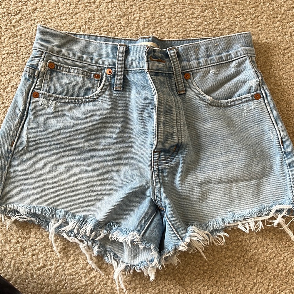 Madewell relaxed denim shorts